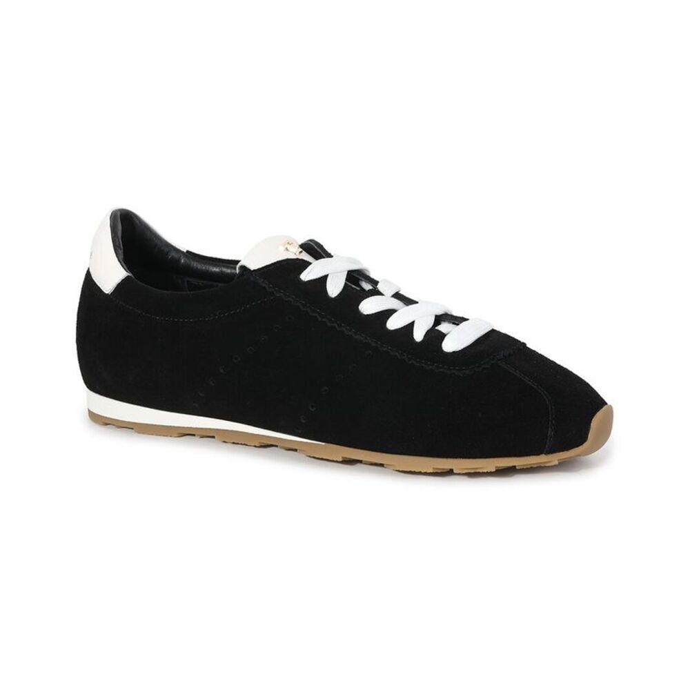 Tiffany & Fred Paris Suede Sneaker, Black